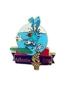 Olympic Pin Atlanta 1996 Olympics Synchronized Swimming
